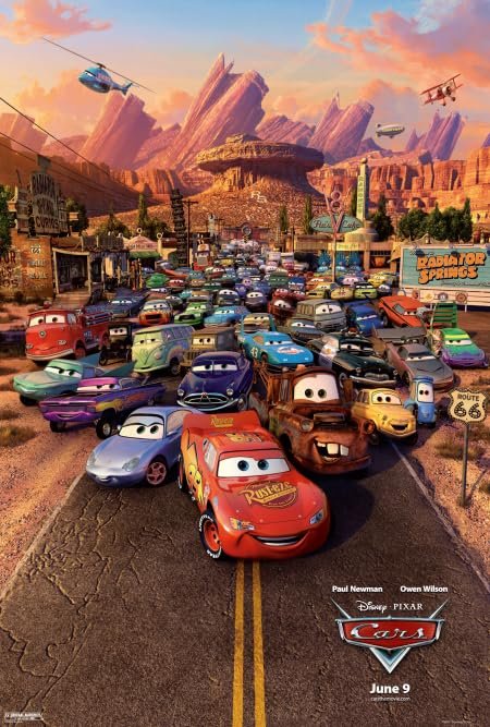 بوستر فيلم كارتون Cars 2006 مدبلج على موقع ماي سيما افلام كرتون